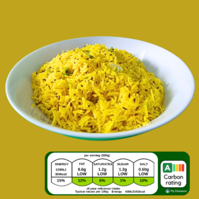 Jeera Rice with Spring Onion